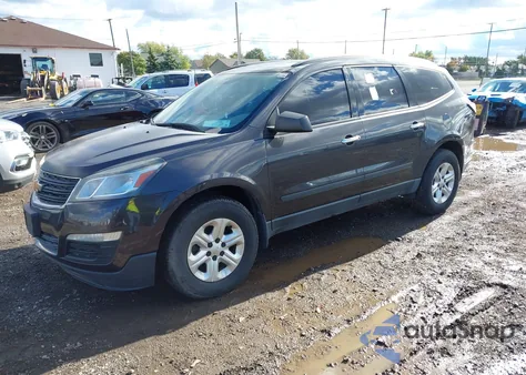 2015 Chevrolet Traverse Ls z USA, uszkodzony, nr VIN 1GNKVFED6FJ124907